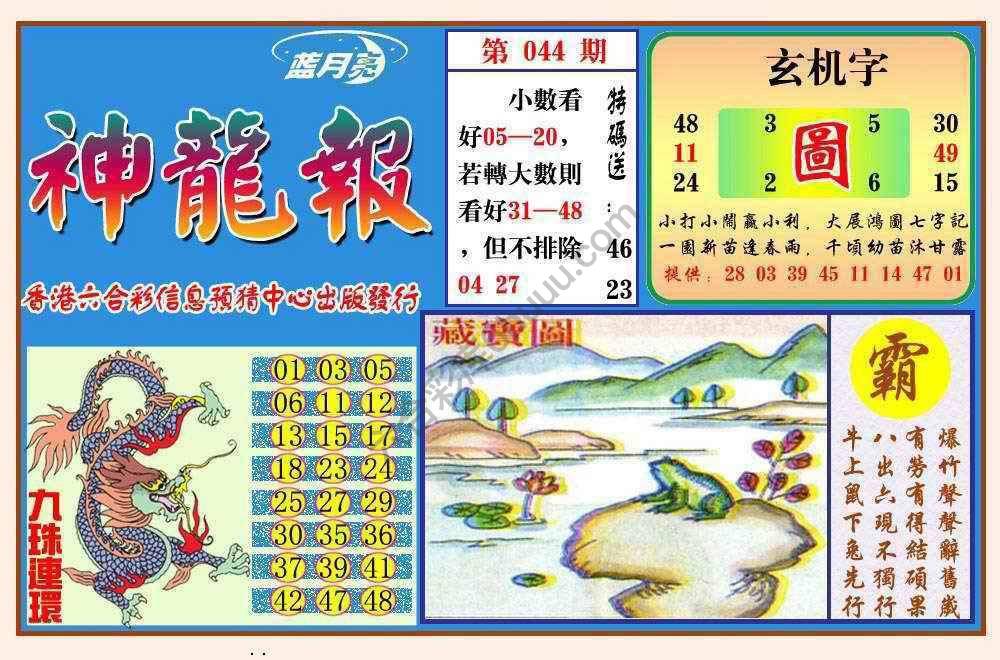 蓝月亮神龙报