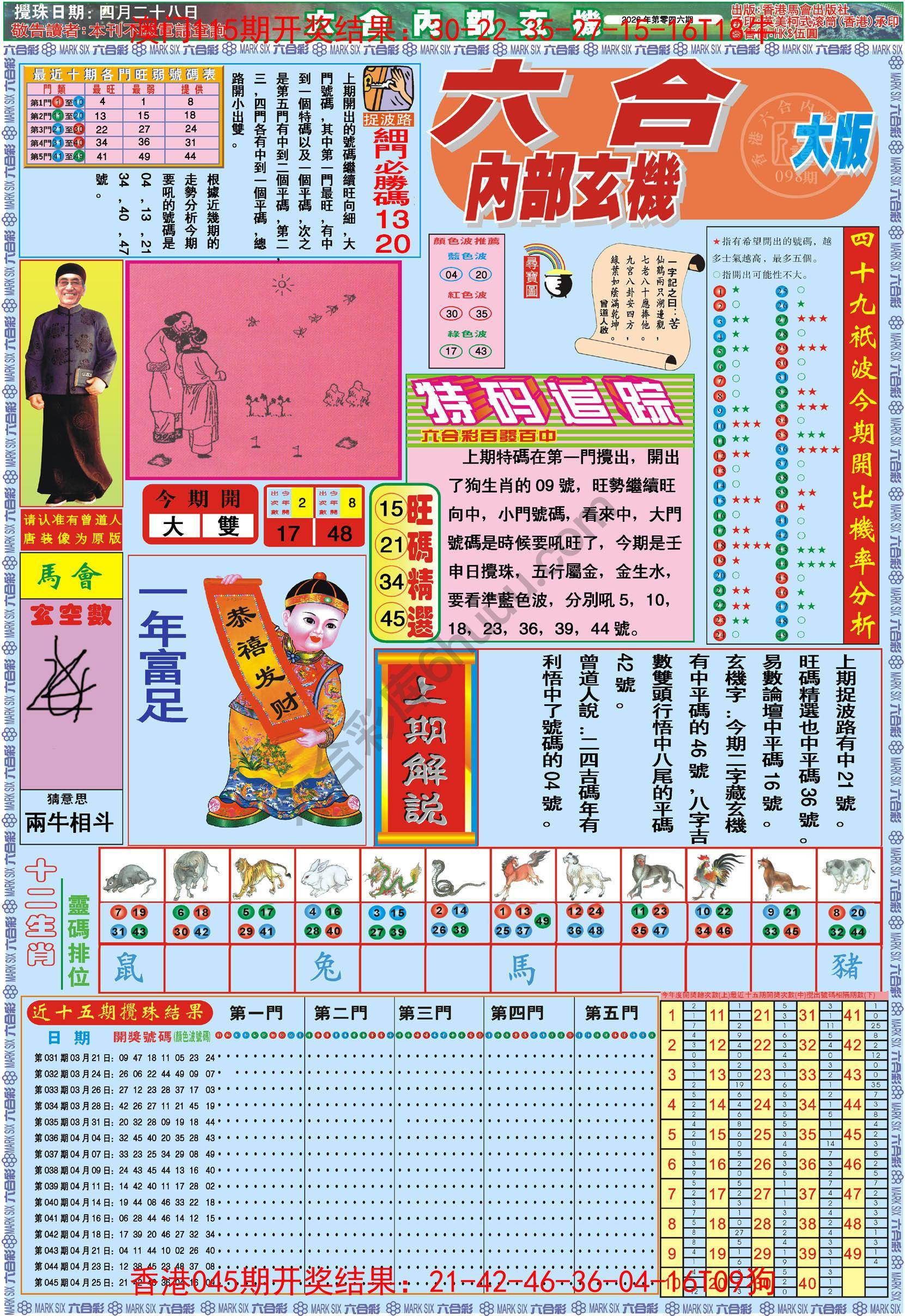 六合内部玄机