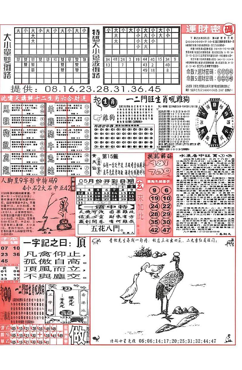 六合彩玄机