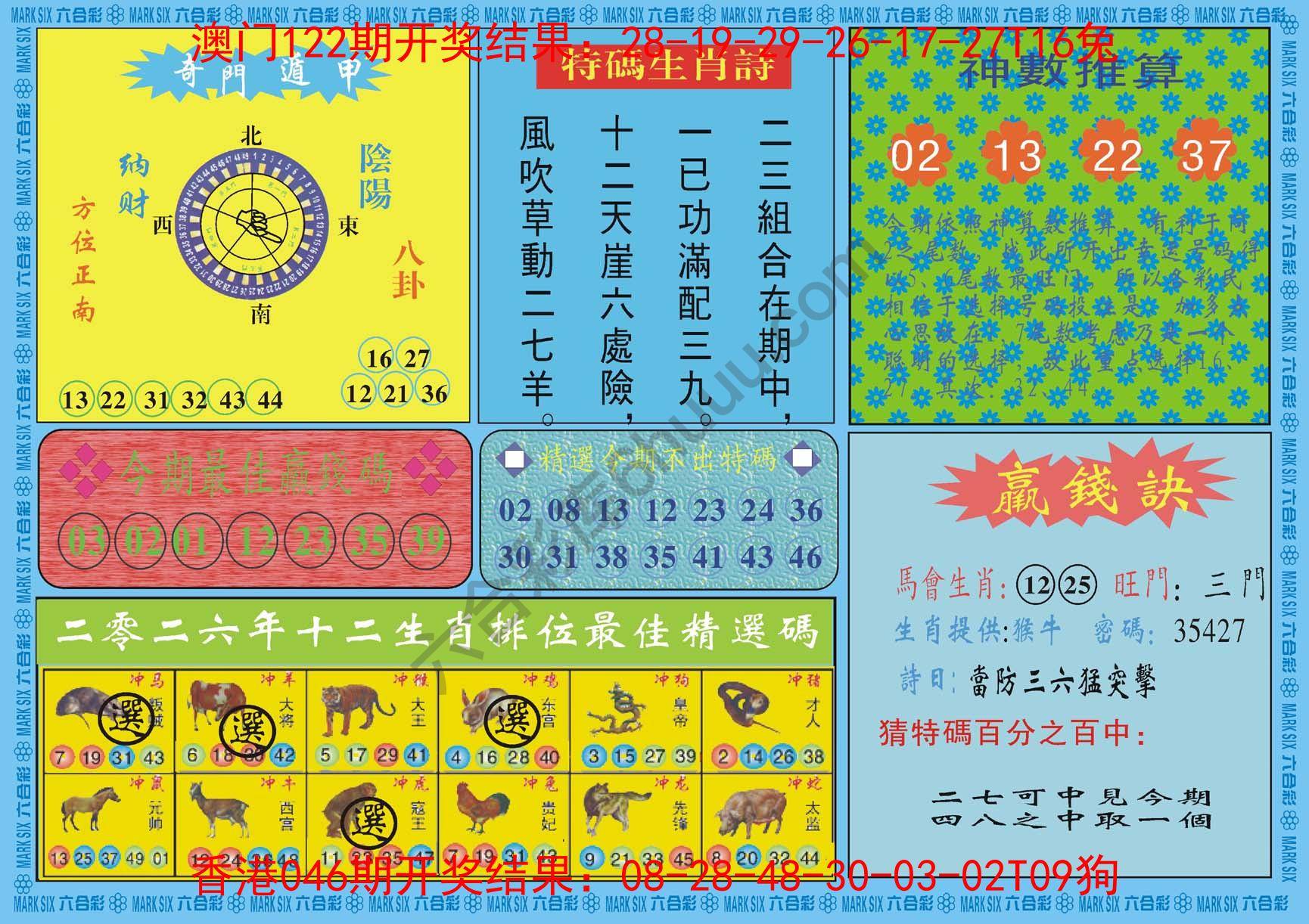 黄大仙灵码