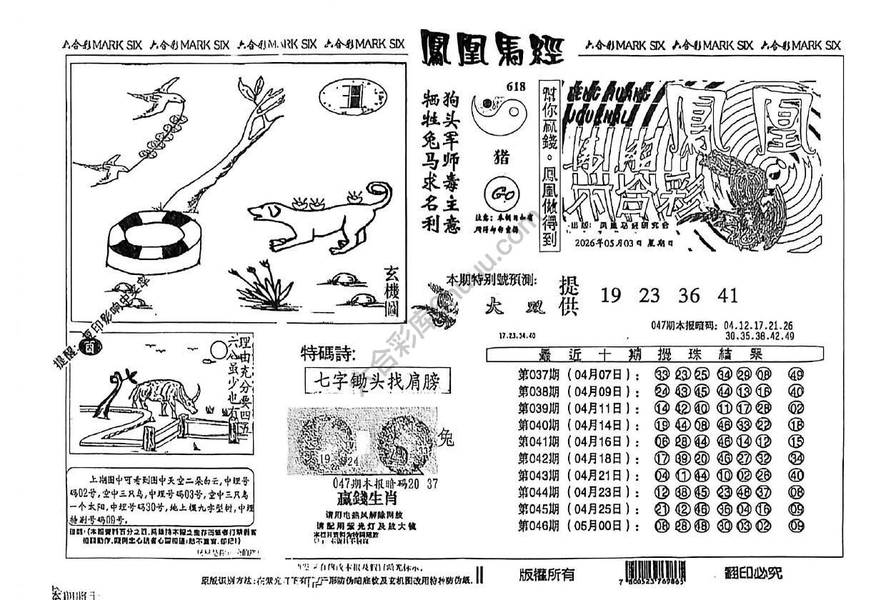 凤凰马经