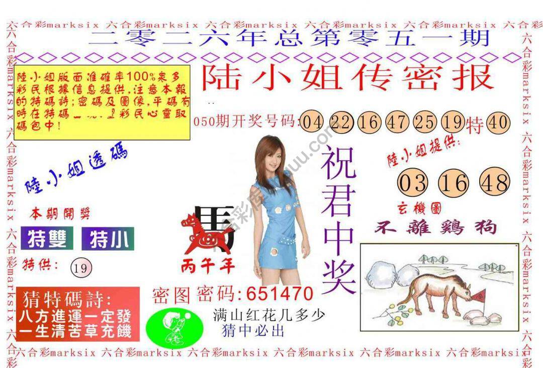 陆小姐传密