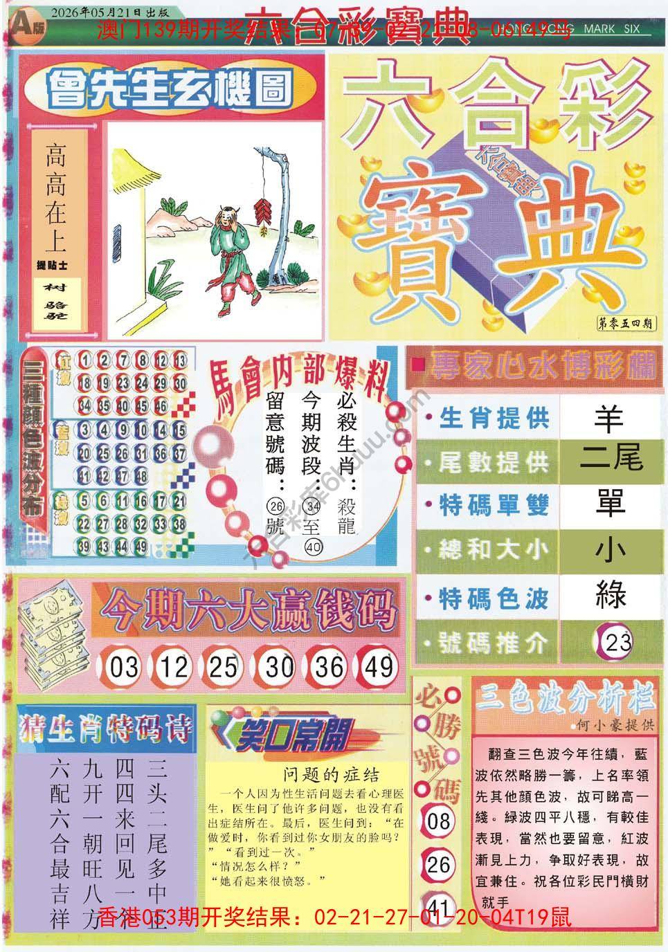 六合彩宝典