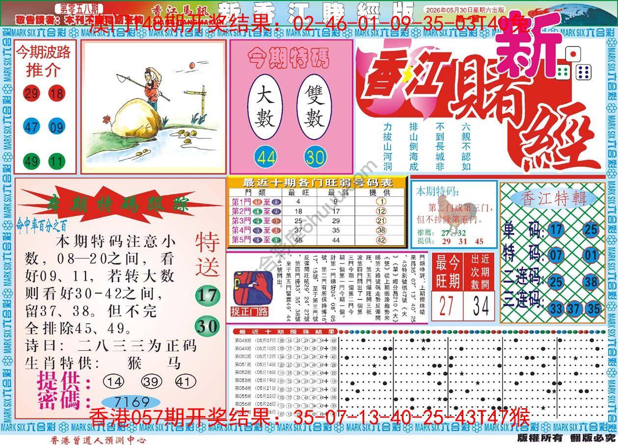 新香江赌经