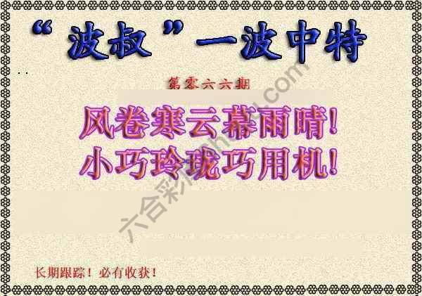 波叔一波中特