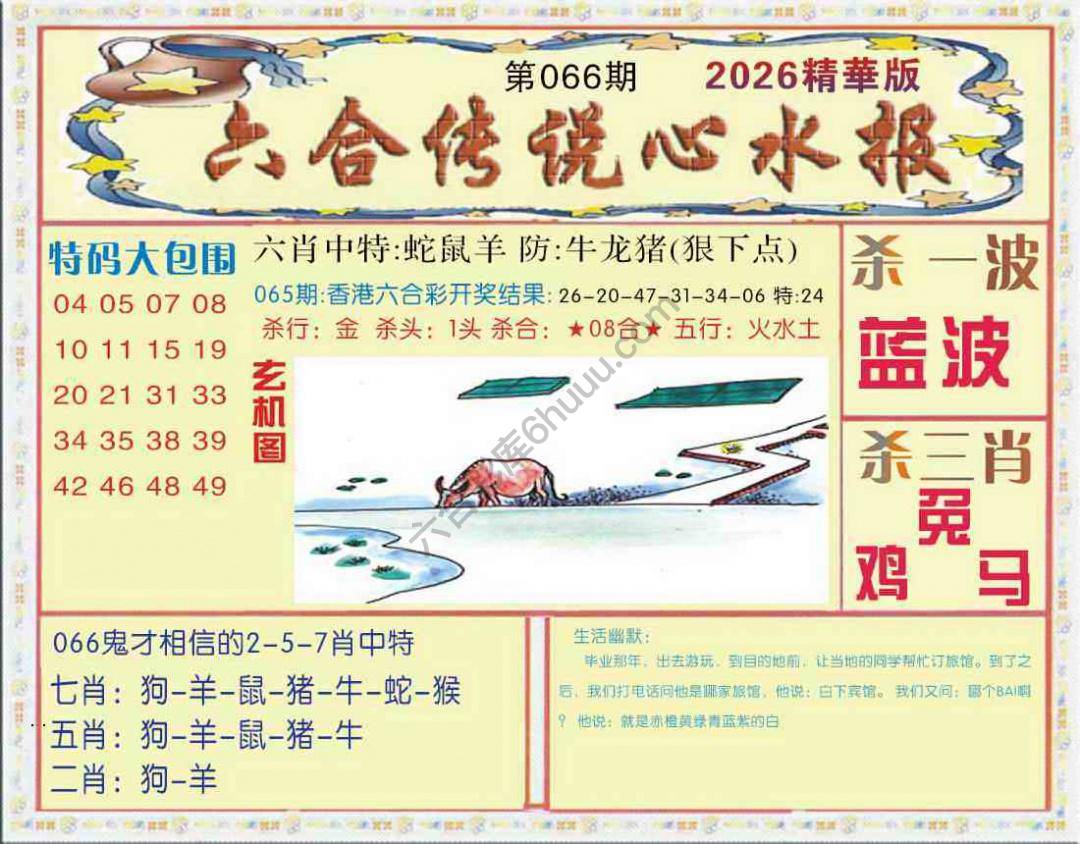 六合传说心水报