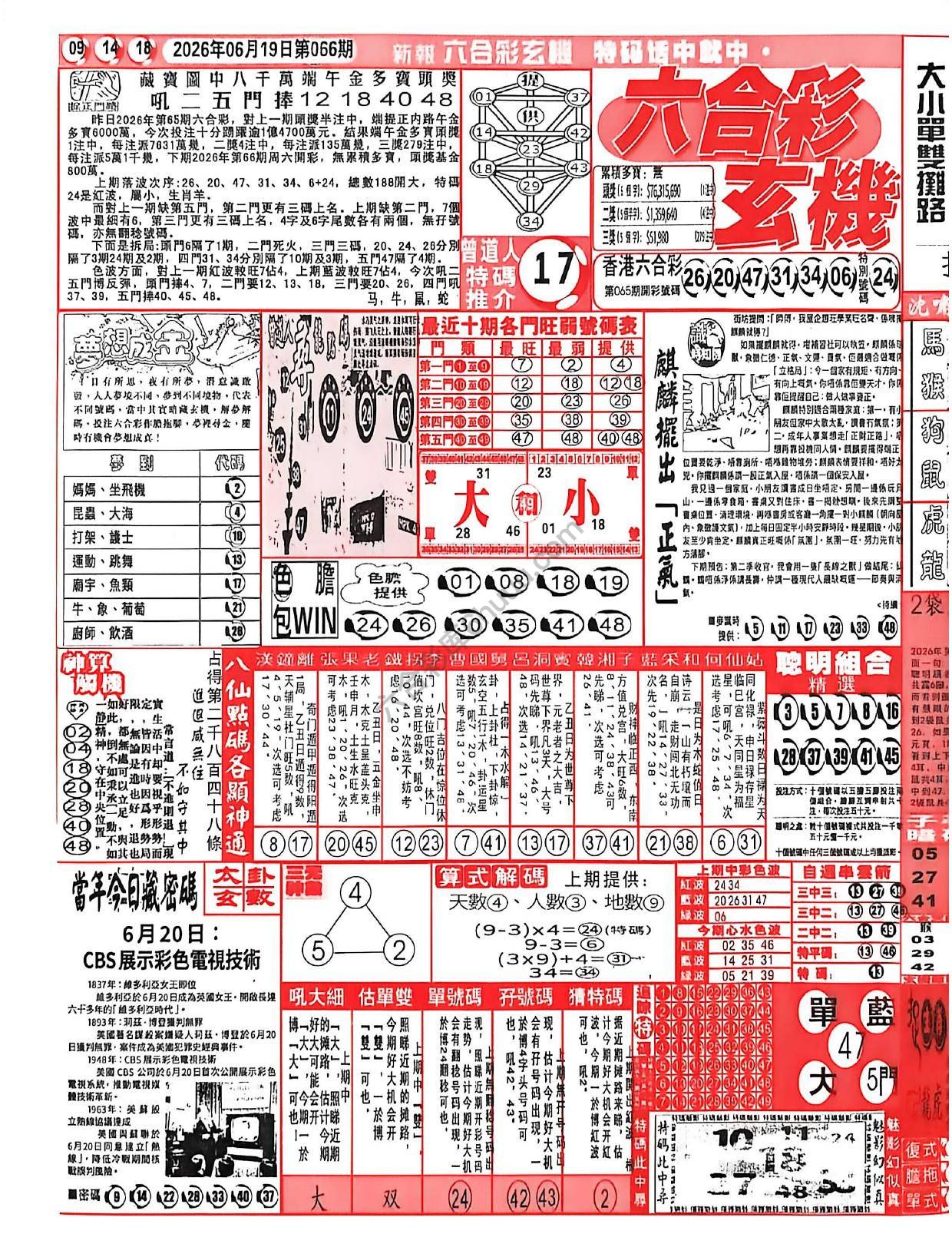 六合彩玄机