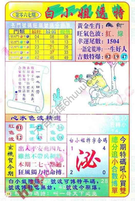 白小姐透特