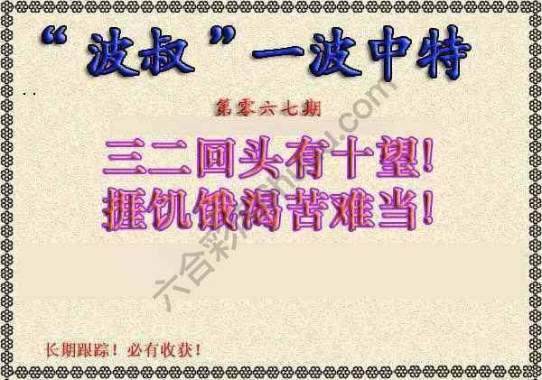 波叔一波中特