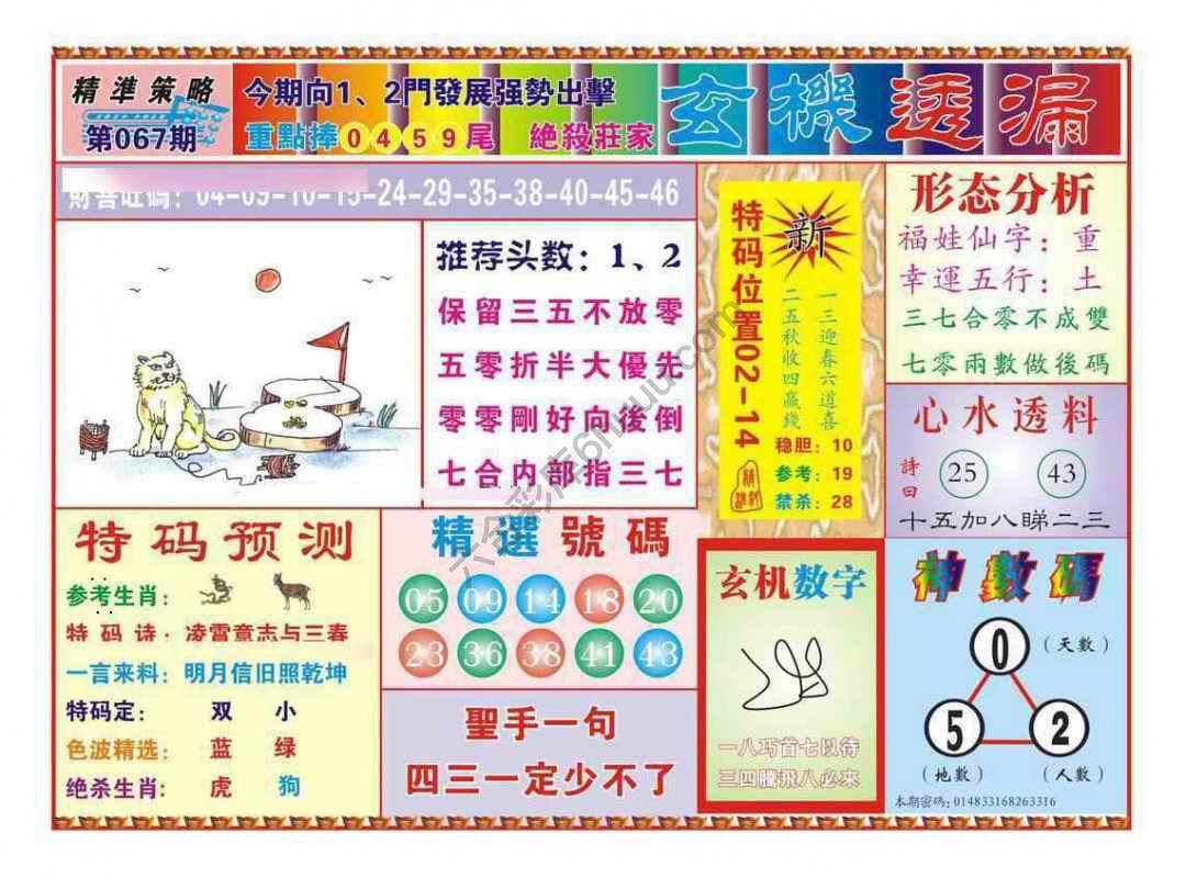 玄机透漏