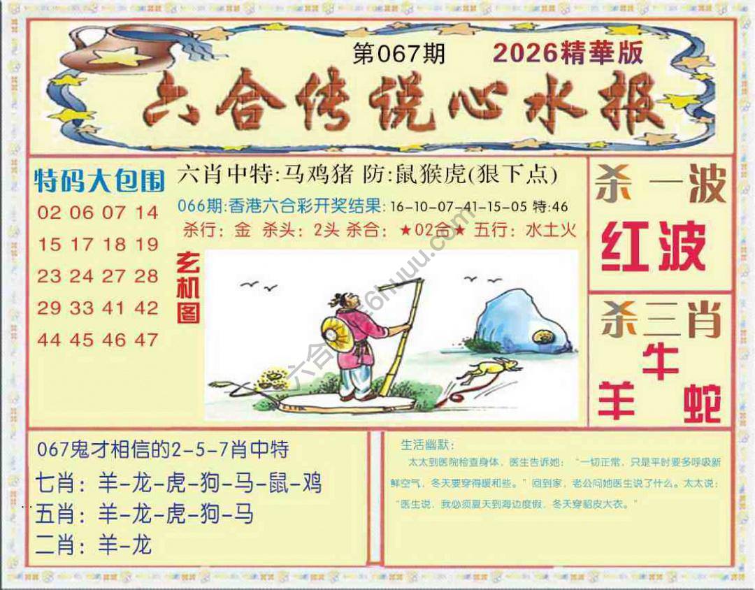 六合传说心水报
