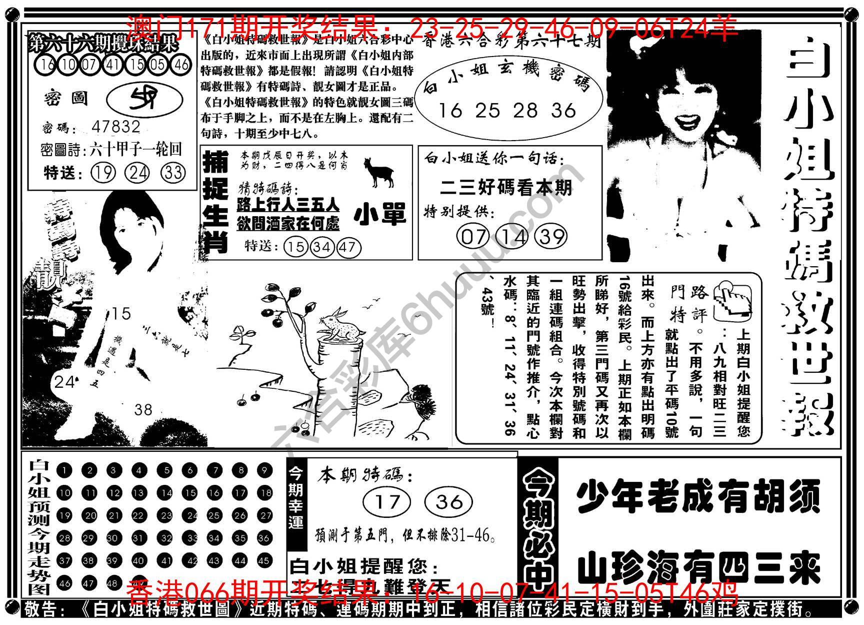 白小姐特码救世报