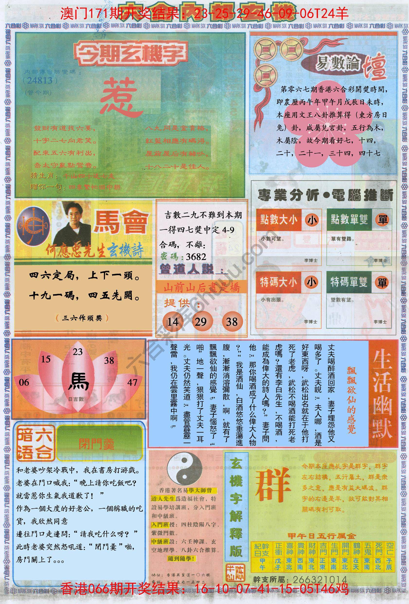 六合内部玄机