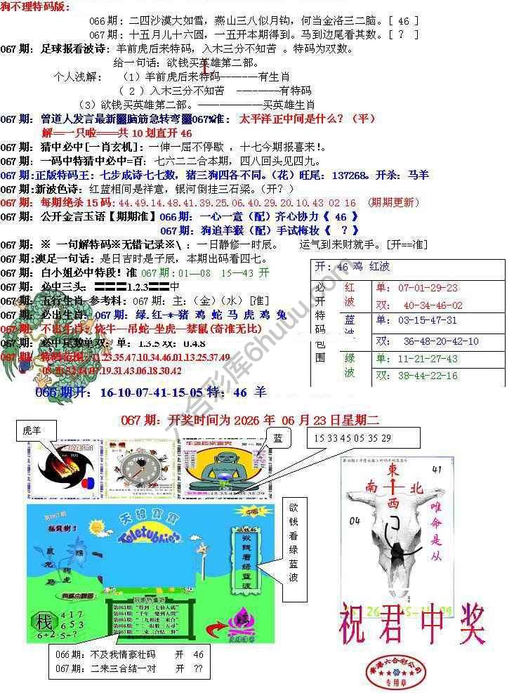 青龙五鬼报