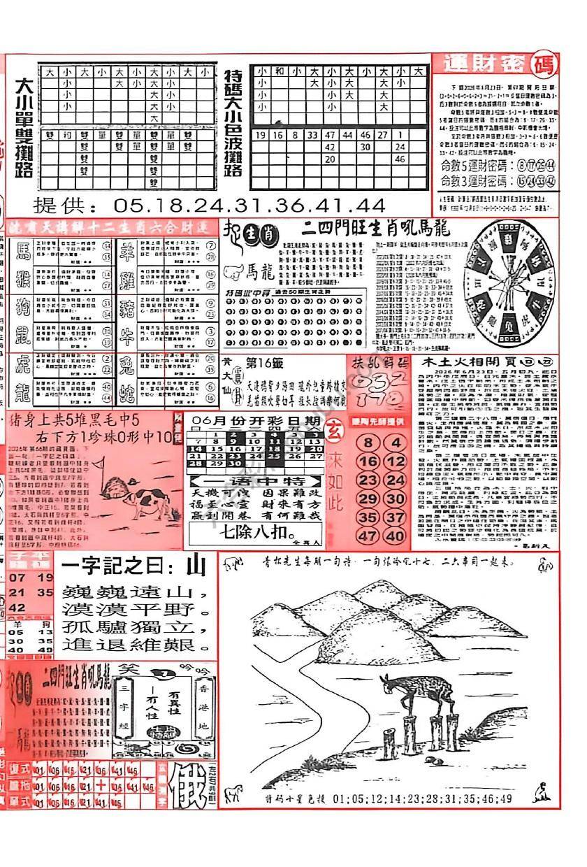 六合彩玄机